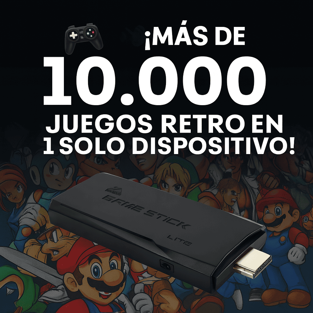Convierte cualquier TV en una consola de videojuego al instante